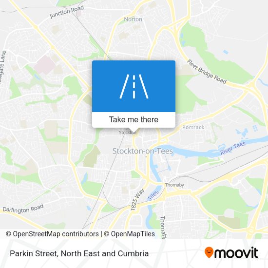 Parkin Street map