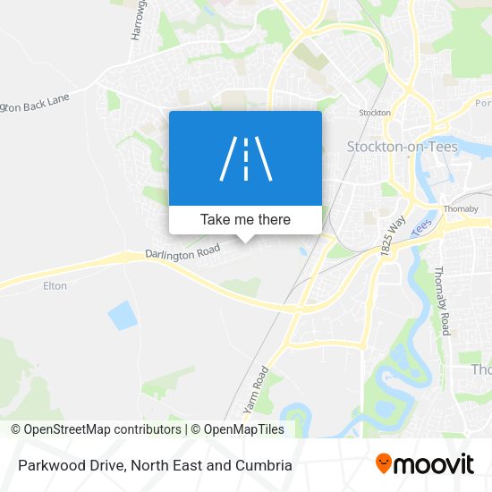 Parkwood Drive map