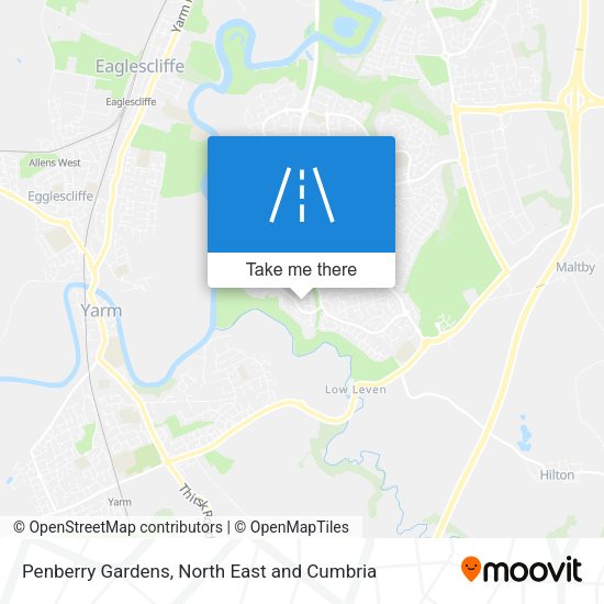 Penberry Gardens map