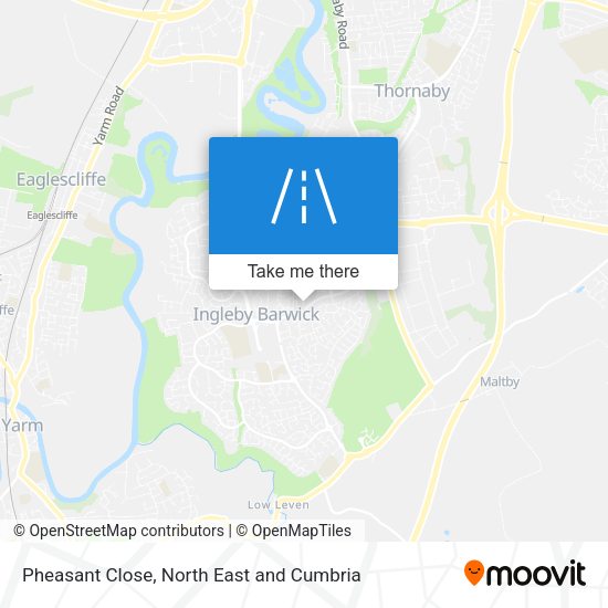 Pheasant Close map