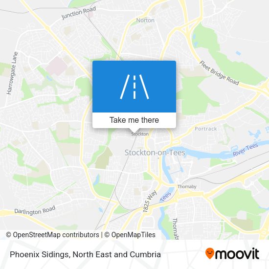 Phoenix Sidings map