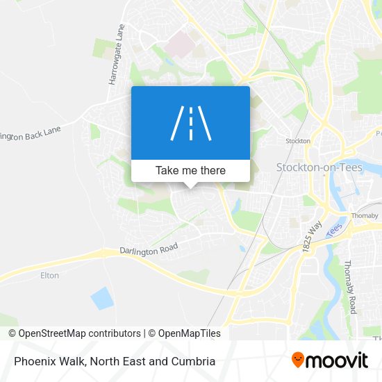 Phoenix Walk map