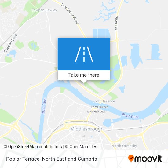 Poplar Terrace map