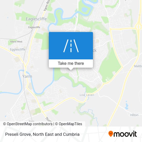 Preseli Grove map