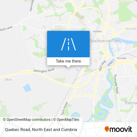 Quebec Road map