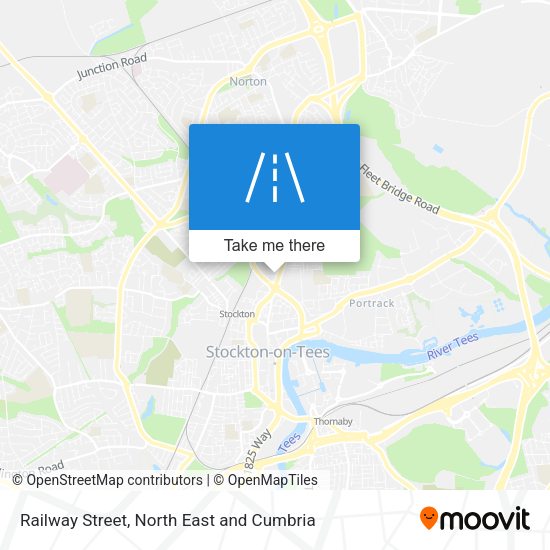 Railway Street map