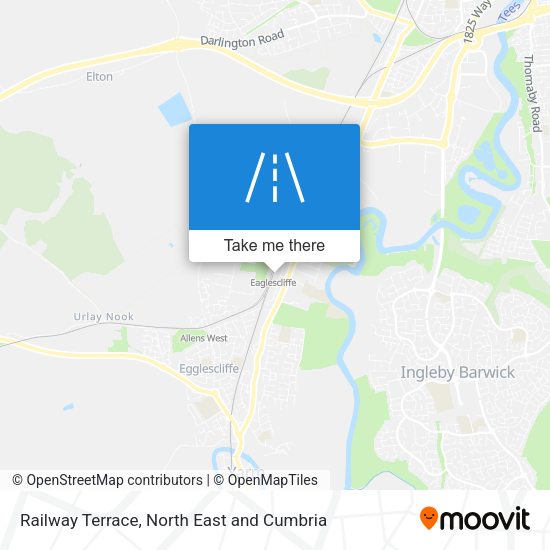 Railway Terrace map