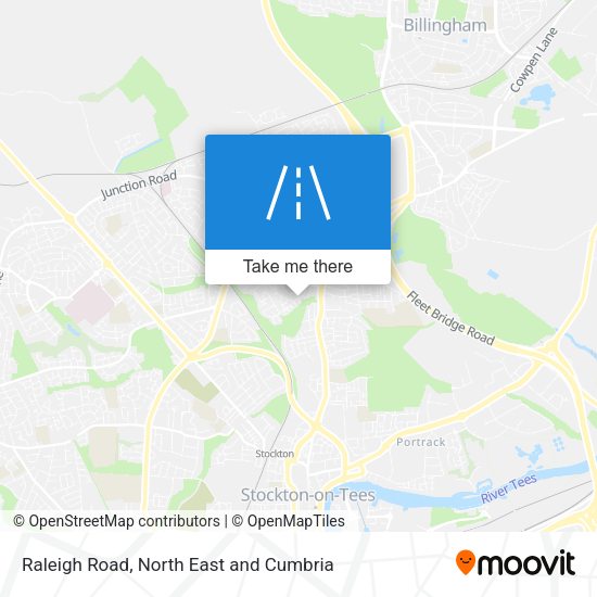 Raleigh Road map