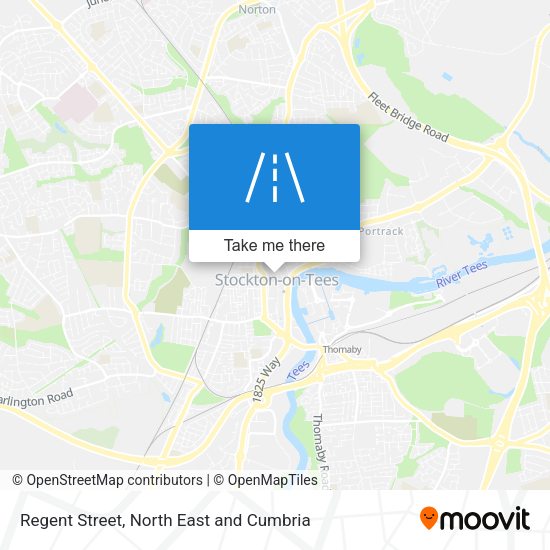 Regent Street map