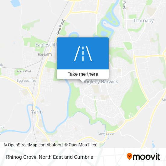 Rhinog Grove map