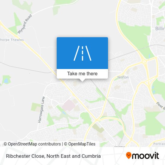 Ribchester Close map