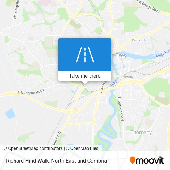 Richard Hind Walk map