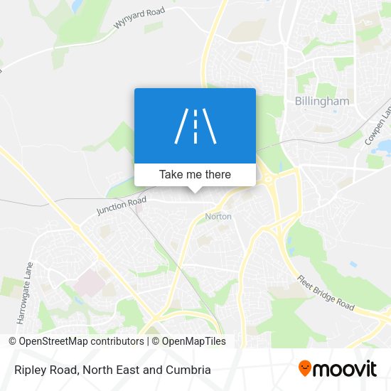 Ripley Road map