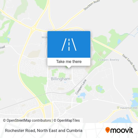 Rochester Road map