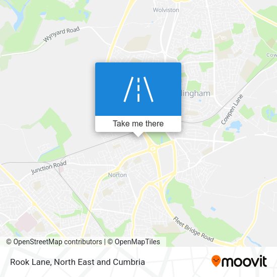 Rook Lane map