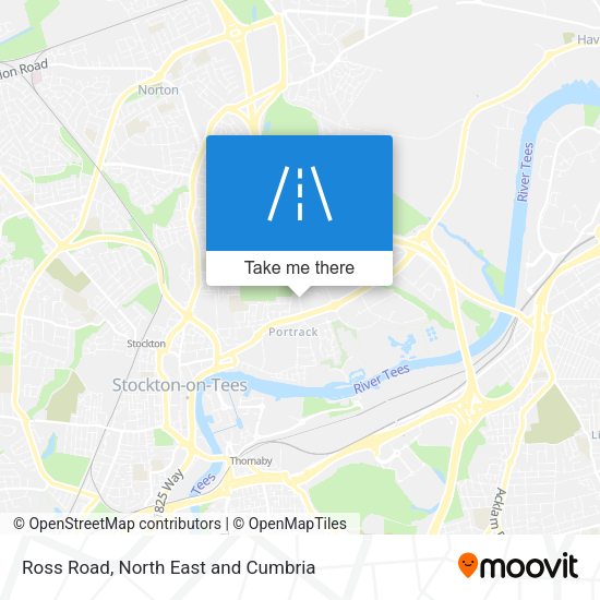 Ross Road map