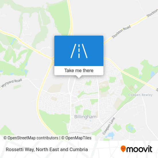 Rossetti Way map