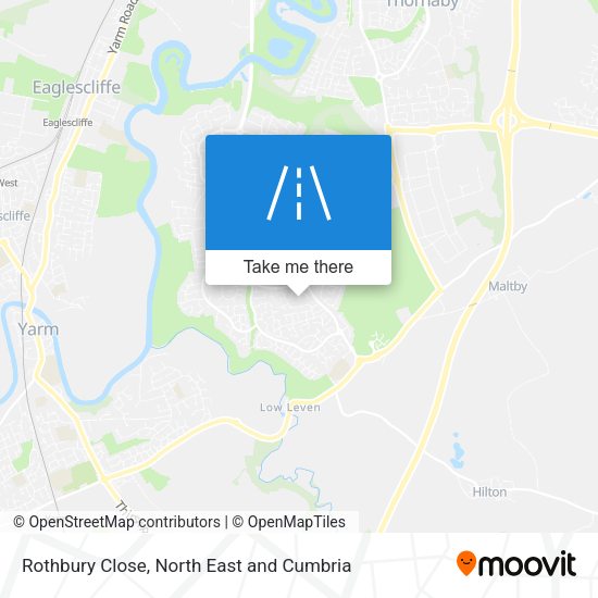 Rothbury Close map