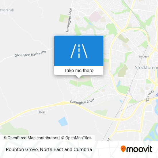 Rounton Grove map