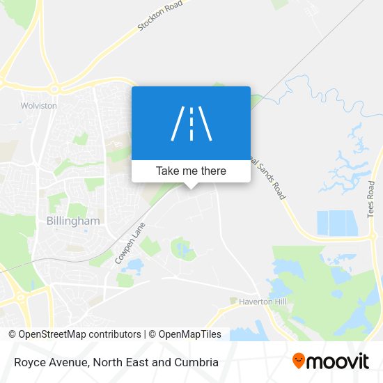 Royce Avenue map