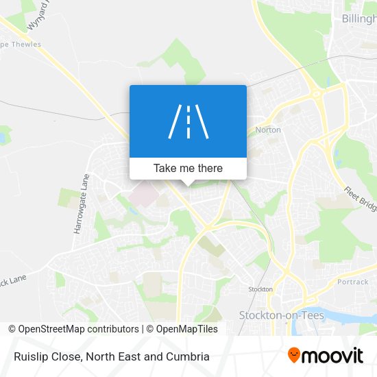 Ruislip Close map