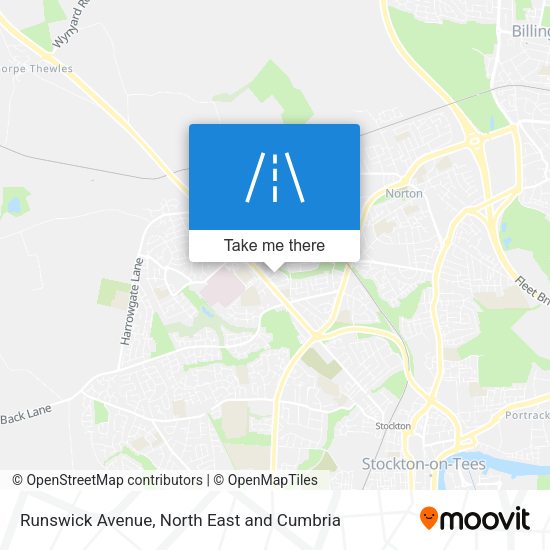Runswick Avenue map