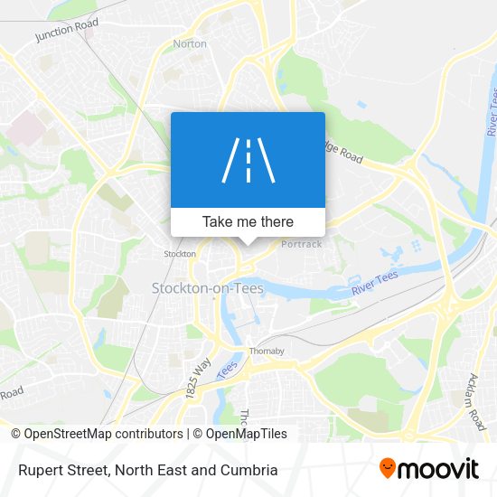 Rupert Street map