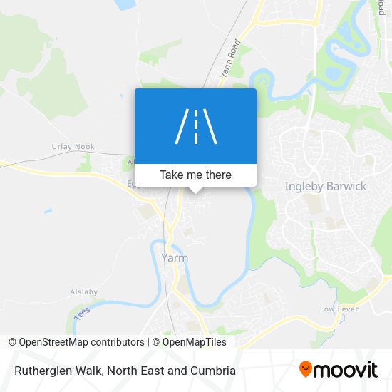 Rutherglen Walk map