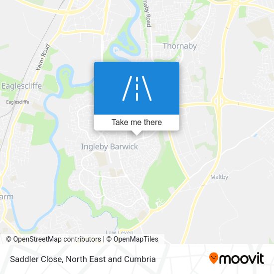 Saddler Close map