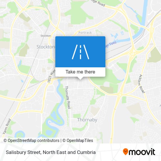 Salisbury Street map