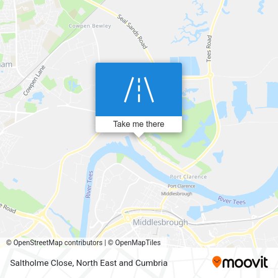 Saltholme Close map