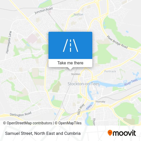 Samuel Street map