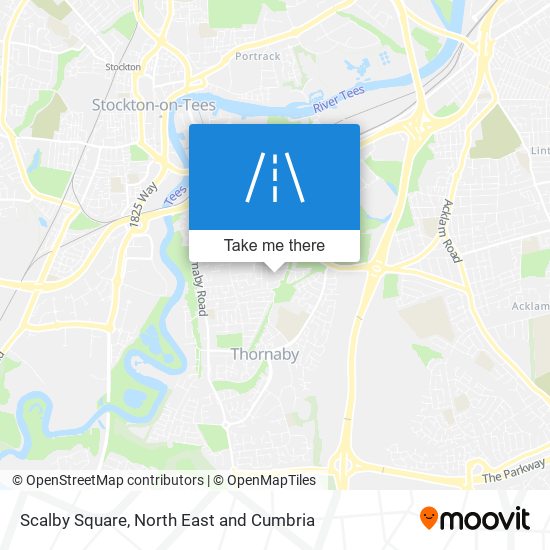 Scalby Square map