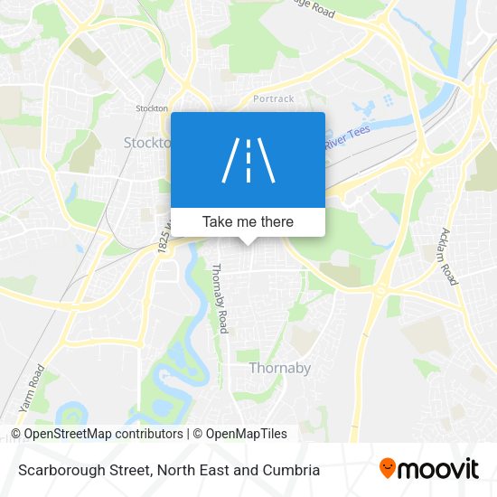 Scarborough Street map