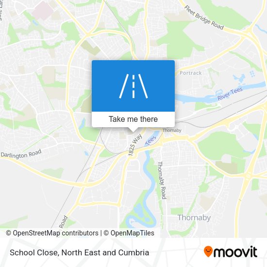 School Close map