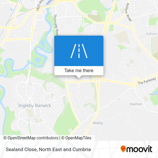 Sealand Close map