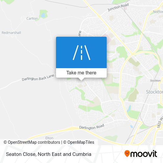Seaton Close map