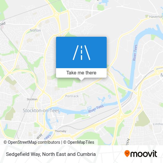 Sedgefield Way map
