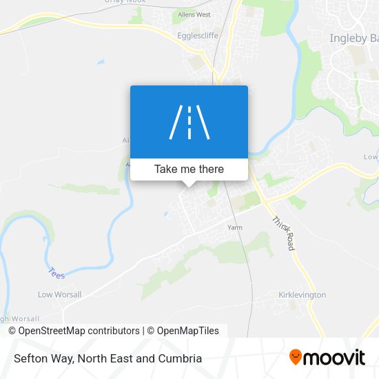 Sefton Way map
