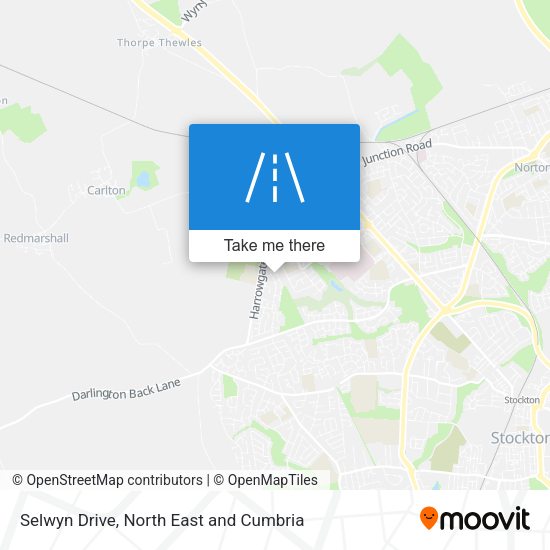 Selwyn Drive map