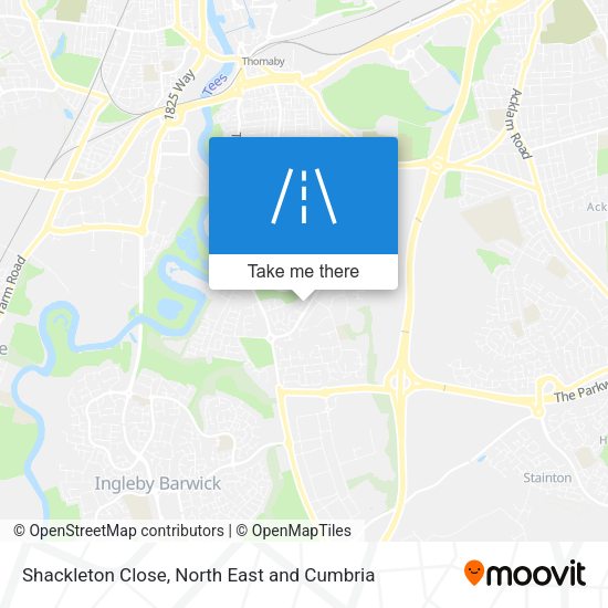 Shackleton Close map