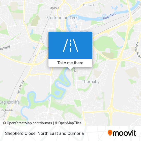 Shepherd Close map