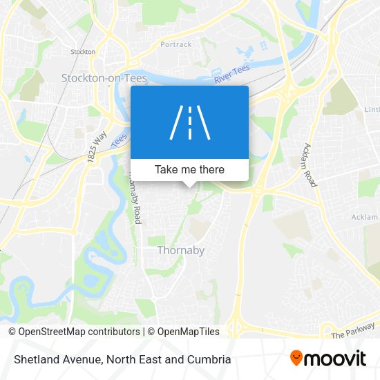 Shetland Avenue map