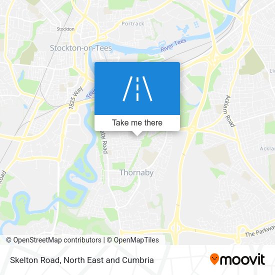 Skelton Road map