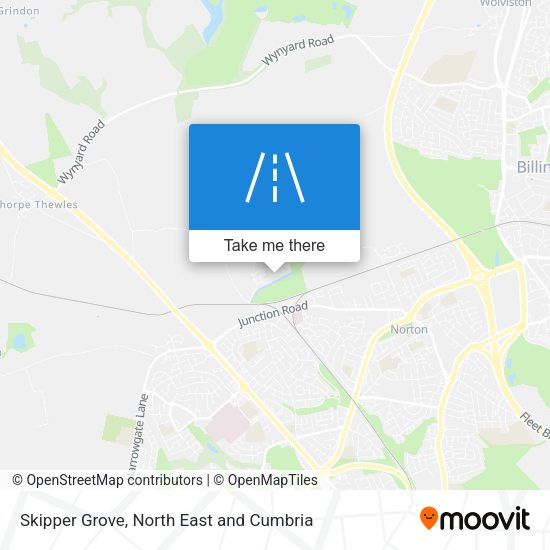 Skipper Grove map