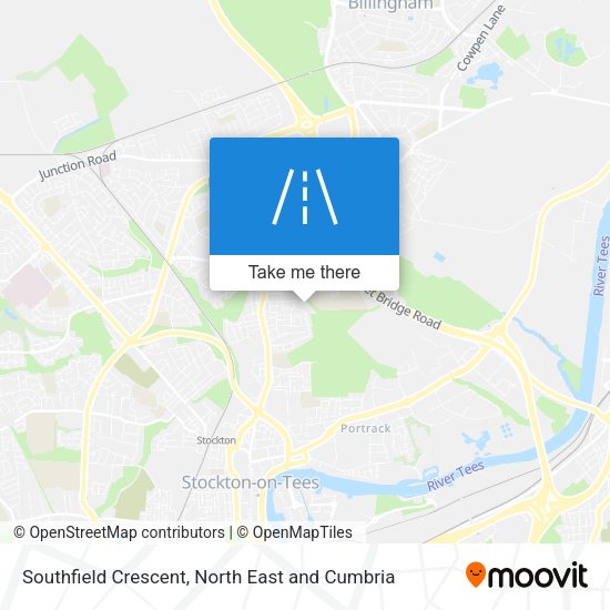 Southfield Crescent map