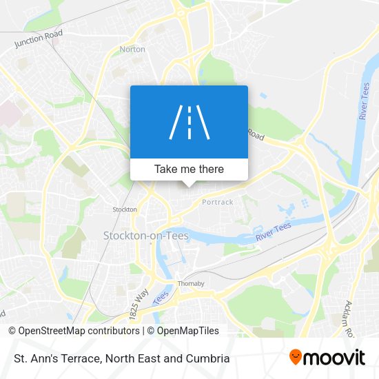 St. Ann's Terrace map