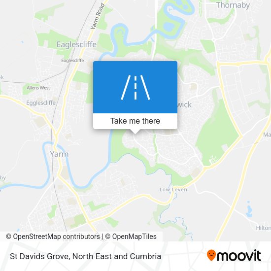 St Davids Grove map