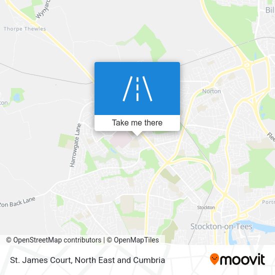 St. James Court map