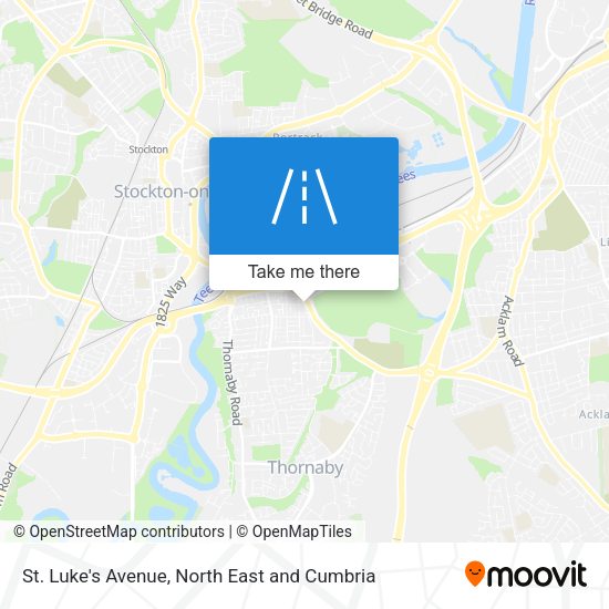 St. Luke's Avenue map